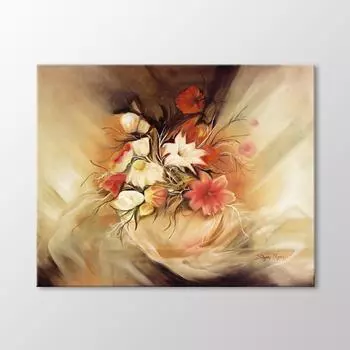 Абстрактная Живопись Цветов