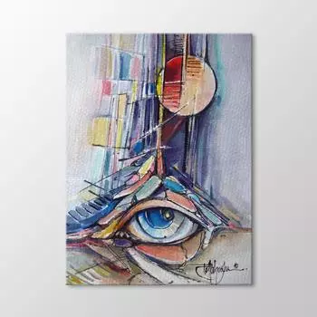 Абстрактная Живопись Глаза