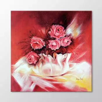 Абстрактная живопись роз