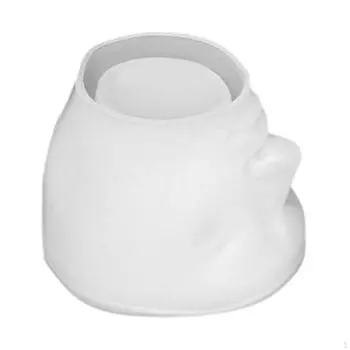 Абстрактное человеческое лицо, силиконовая модель, чашка для свечей, контейнер для хранения, поднос, подставка, глина Cup