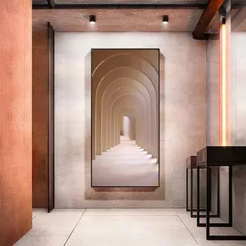 Абстрактное геометрическое искусство, холст, живопись, постеры и принт, минималистское настенное искусство, серые картинки для гостиной, спальни, прохода, студии 20cm40cm NoFrame