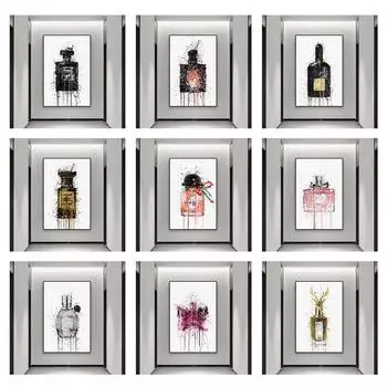 Абстрактное граффити Парфюм Плакат Картина на холсте Печать Куадрос Искусство Украшения Фреска Главная Гостиная Настенный декор Без рамки 21cm30cm NoFrame