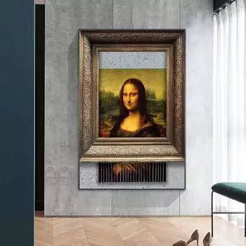 Абстрактное искусство холст картина маслом Ван Гог звездное небо и Мона Лиза плакаты принты для украшения гостиной фотографии Куадрос 21x30cm No Frame