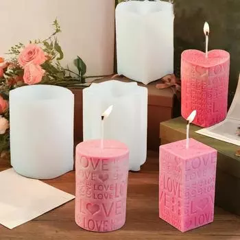 Абстрактное искусство Подарки Ремесло DIY Несколько стилей Ручная работа Силикон Романтический День святого Валентина Декоративные аксессуары