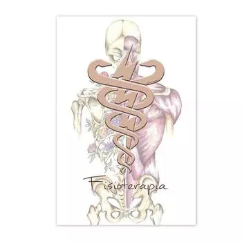 Абстрактные человеческие кости, постеры и принты для физиотерапии, цветы и мышцы, холст, картина, принт, украшение для дома, настенные художественные фотографии, без рамки 21*30cm