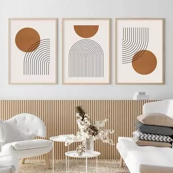 Абстрактные геометрические линии Современные минималистские постеры Картина на холсте Настенная живопись Печать картин Украшения интерьера гостиной Декор 21x30cm No Framed