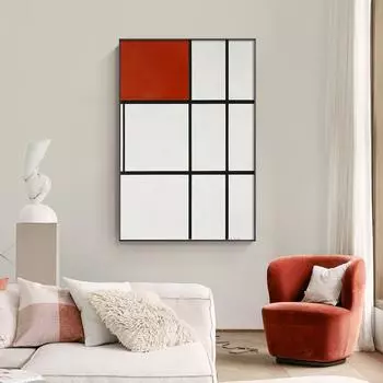 Абстрактные поп-красочные креативные картины на холсте, постеры и принты, минималистичные геометрические художественные настенные панно для гостиной, спальни 21*30cm