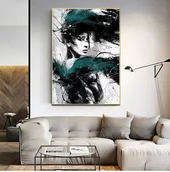 Абстрактные постеры и принты, красота, женская картина на холсте для девочек, современная настенная художественная картина для гостиной, украшение дома, без рамки 21*30cm