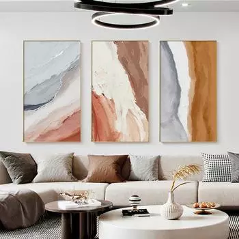 Абстрактные розовые и белые художественные холсты, постер, скандинавский домашний декор, принты, современные настенные художественные картины для интерьера, картина для гостиной 21*30cm