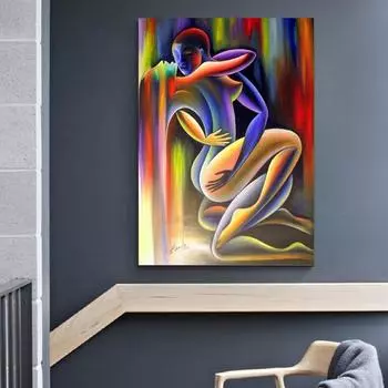 Абстрактные сексуальные мужчины женщины любовь поведение плакаты холст картины сексуальные настенные художественные картины для современной гостиной домашний декор 20x30cm