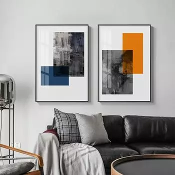 Абстрактные стильные художественные постеры и принты, настенные цветные строительные картины для гостиной, спальни, современный декор, картина без рамы 21cm30cm NoFrame