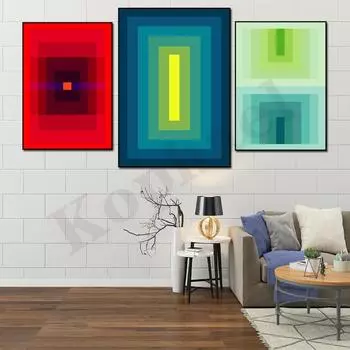 Абстрактный геометрический средневековый современный модный настенный художественный постер 21cm30cm NoFrame