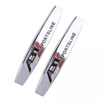 ABT автомобильная наклейка боковая эмблема значок авто задний багажник украшение наклейка для автомобиля наклейка 3D хромированная эмблема значок логотип автомобильная наклейка серебряный