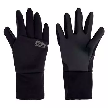 Abu Garcia Long Cuff Full Finger NP Gloves BLK M Size Cold Protection Neoprene
