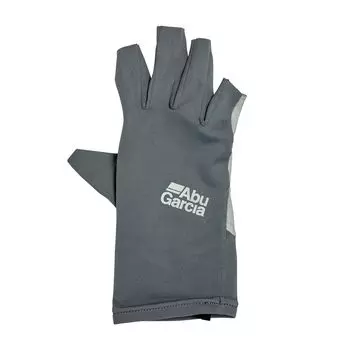 Abu Garcia Sunblock Palmless Gloves Gray L Size