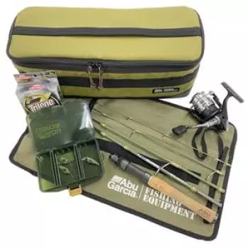Abu Garcia Trout Lure Set Fishing Entry Kit Olive
