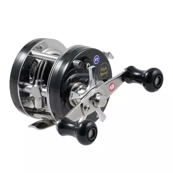 AbuGarcia Ambassador 4501C Factory Tune Black Left Hand Double Hand Bass Snakehead Catfish Top Water Round Reel