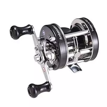 AbuGarcia Ambassador 5601CA Factory Tune Black Left Hand Clutch Type Double Hand Bass Snakehead Catfish Top Water Round Reel (Посол)