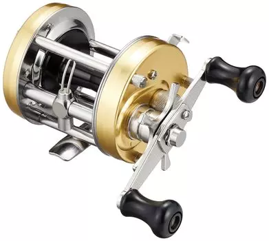 AbuGarcia Ambassador 6501CS Rocket Champagne Gold левая двухручная круглая катушка для ловли окуня, змееголова и сома, для ловли сверху (Посол)