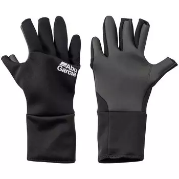AbuGarcia Long Cuffs NP Gloves 3 Finger Black L