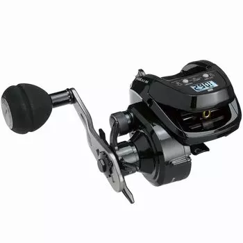 AbuGarcia MAX DLC BG H Большой экран Цифровой счетчик строк Правосторонний Deep Groove High Gear Power Hand Hand Модель чёрный