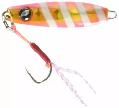 AbuGarcia Micro Jig Flat 3g Side Pink Zebra Metal Jig Small Metal Jig SSMJF3-SDPKZ