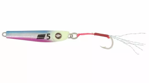 AbuGarcia Micro Jig Slim 1g Blue Pink Metal Jig Small Metal Jig SSMJSL1-BPK