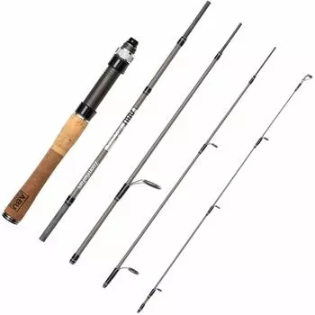 AbuGarcia Pack Rod Spinning Rockfish Aging Area Trout (ZoomSafari) ЗМСС-505Л чёрный