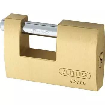 ABUS цилиндровый навесной замок моноблок 82-90 серый