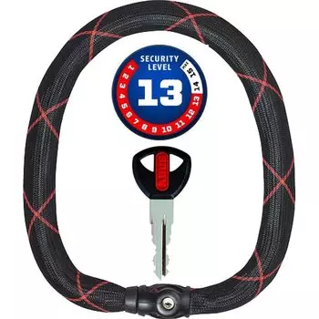 ABUS Мотоциклетный замок цепи черный 1642000021 (Цепь Ivy Steel-O-Chain 9210) 10мм/140см