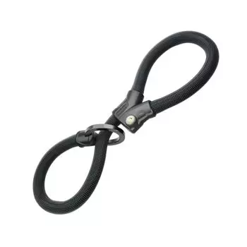 ABUS Trusted Bicycle Chain Lock with Design for Easy Locking to Fixed Nylon Infinity Loop Black Japanese German-Made Figure-8 Objects, Heavy-Duty чёрный