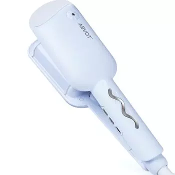 ABVOT U Wave Iron 32 мм Flower Season Curling Iron Curl 2024 Новая модель Напоминание о щипцах для завивки волос 40 миллионов отрицательных ионов в корейском стиле для завивки волос