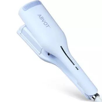 ABVOT U Wave Iron 36 мм Flower Season Curling Iron Curl 2024 Новая модель Напоминание щипцы для завивки 60 миллионов отрицательных ионов Корейский стиль завивки