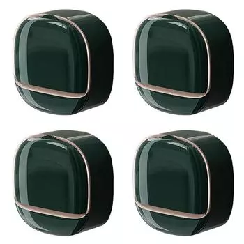 ABWP-Роскошная мыльница Мыльница с поддоном для слива Мыльница с крышкой Настенная мыльница с откидной крышкой