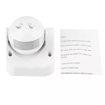 AC110-240V 10A Угол Регулируемый Автоматический Инфракрасный Датчик Индукционный Переключатель Тела Человека