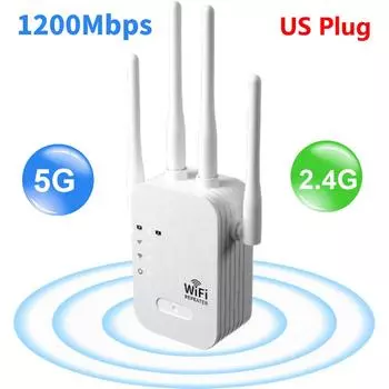 AC1200M Двухдиапазонный репитер Беспроводной усилитель сигнала Репитер сигнала WiFi дальнего действия US Plug
