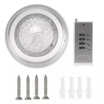 AC12V 35W 360LED RGB подводный светильник многоцветный водонепроницаемый светильник для бассейна с дистанционным управлением