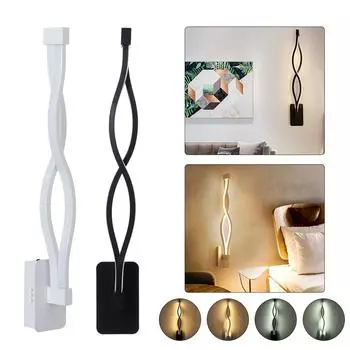 AC85-265V 16W Современный минималистичный светодиодный светильник типа кнопки для внутреннего настенного светильника для домашней спальни