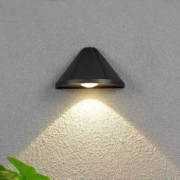 AC85-265V 6W LED настенный светильник с номером дома, белый и черный, современный минималистский стиль, внутреннее и наружное освещение, прожекторы для дверных табличек Warm White чёрный