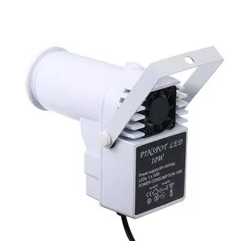 AC95-240V 15W RGB светодиодный мини-прожектор сценический светильник с пультом дистанционного управления EU Plug чёрный