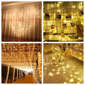 AC 220V 110V 10M 100 светодиодных гирлянд водонепроницаемая рождественская гирлянда спальня сад вечеринка праздник свадьба украшение EU 220V