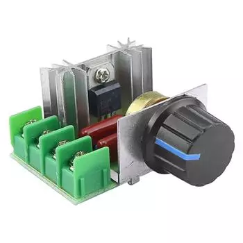 # AC 220V 2000W Диммеры 25A Термостат с ручкой управления Регулируемый Moto Without Switch