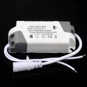 AC 85-265 В 1-36 Вт Блок питания Светодиодный драйвер Адаптер Трансформатор постоянного тока 8-12W