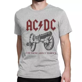AC Рок-группа DC Футболки Мужские Женские Хлопковые Уникальные Футболки Футболка с Круглым Вырезом Топы с Коротким Рукавом Большого Размера S