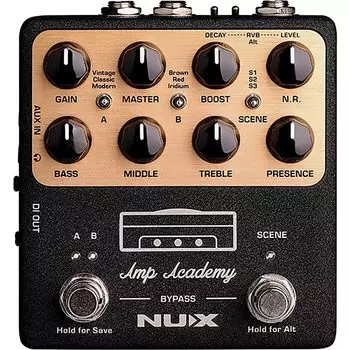 Academy Stompbox Amp Modeler Amp Modeler NUX/Amp мирового класса