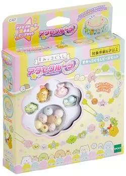 Acce Cruller Gurashi Beads Сертификация ST Mark Для детей от 6 лет Игрушки Аксессуары Бусины Аксессуары Изготовление игрушек Acce Cruller Epoch EPOCH [Sumikko