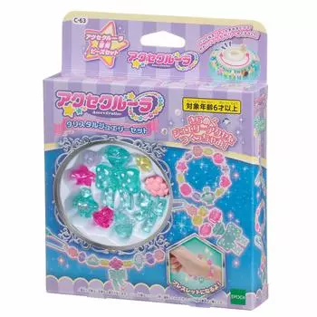 Acce Cruller Jewelry C63 ST Mark Сертификация Для детей от 6 лет Игрушки Аксессуары Бусины Аксессуары Изготовление игрушек Acce Cruller EPOCH [Набор кристаллов]