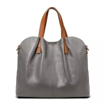Accessible Luxury Middle-Aged Ladieswear Satchel Shoulder Leather Women Bag