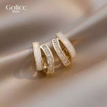 Accessible Luxury Women s Fancy Elegant Best Selling Delicate Earrings Mosquito-repellent incense film ~ ear clip