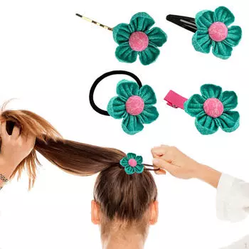 Accessories Hair Tie Handmade 1 Set Toy Gift Hobbies Supplies Decor Art Making Clip for Kids A